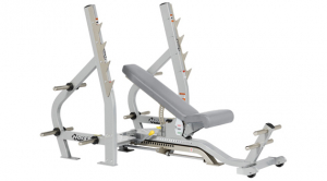 HOIST Commercial Freeweight Line Three Way Olympic Bench Flat/Incline/Decline CF-2179s