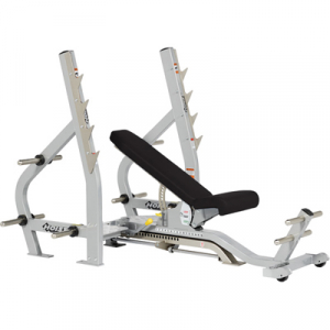 HOIST Commercial Freeweight Line Three Way Olympic Bench Flat/Incline/Decline CF-2179s