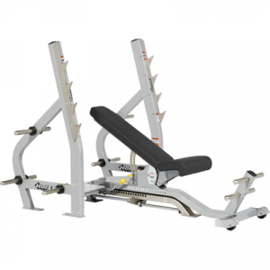HOIST Commercial Freeweight Line Three Way Olympic Bench Flat/Incline/Decline CF-2179s