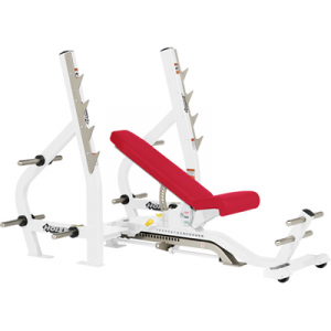 HOIST Commercial Freeweight Line Three Way Olympic Bench Flat/Incline/Decline CF-2179s