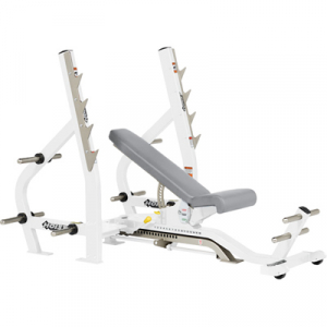 HOIST Commercial Freeweight Line Three Way Olympic Bench Flat/Incline/Decline CF-2179s