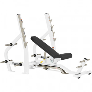 HOIST Commercial Freeweight Line Three Way Olympic Bench Flat/Incline/Decline CF-2179s