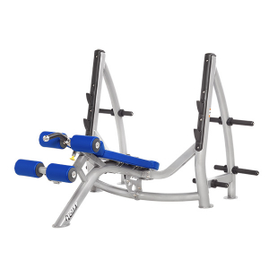 HOIST Commercial Freeweight Line Decline Olympic Bench CF-3177s