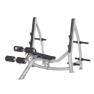 HOIST Commercial Freeweight Line Decline Olympic Bench CF-3177s